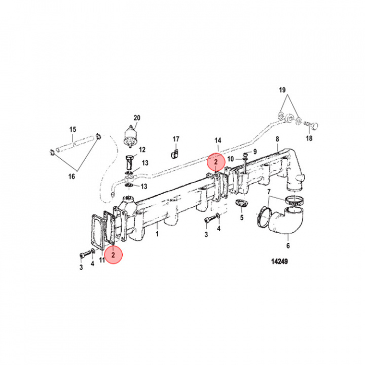 Packning Manifold Strip (854171)