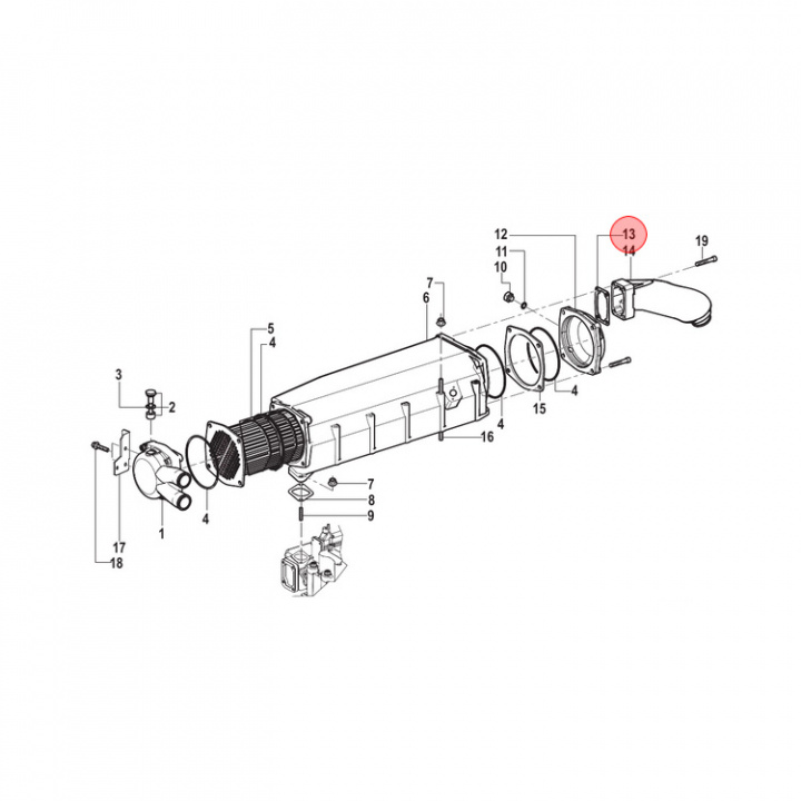 Packning Luftkylare (854214001)