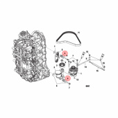 Gummibussning Mercury 135-400 hk (855729) Gummibussning Mercury 135-400 hk (855729)