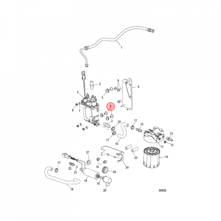 Bussning Mercury/Mercruiser (856954)