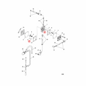 Membransats Bränslepump Mercury 35-250 hk (857005A1) Membransats Bränslepump Mercury 35-250 hk (857005A1)