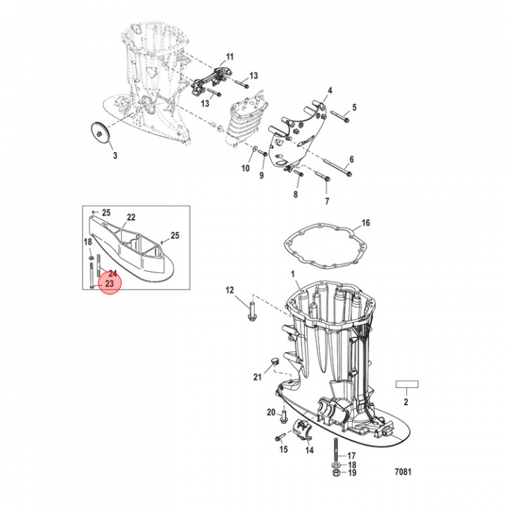 Skruv Mercury 135-400 hk (857137)