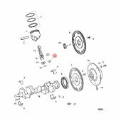 Lagerset Standard L 3190A Mercruiser (85726001) Lagerset Standard L 3190A Mercruiser (85726001)