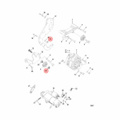 Mutter Mercruiser 5-pack (859135) Mutter Mercruiser 5-pack (859135)