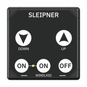 Kontrollpanel Ankarspel 70x70mm Svart (12/24v) Kontrollpanel Ankarspel 70x70mm Svart (12/24v)