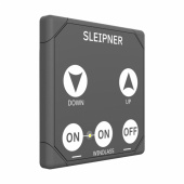 Kontrollpanel För Ankarspel 70x70mm Grå (12/24V) Kontrollpanel För Ankarspel 70x70mm Grå (12/24V)