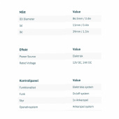 Kontrollpanel Ankarspel Rund Ø51,8mm Svart (12/24V) Kontrollpanel Ankarspel Rund Ø51,8mm Svart (12/24V)