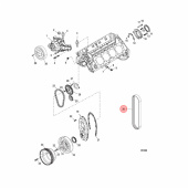 Serpentinrem Mercruiser (861757Q) Serpentinrem Mercruiser (861757Q)