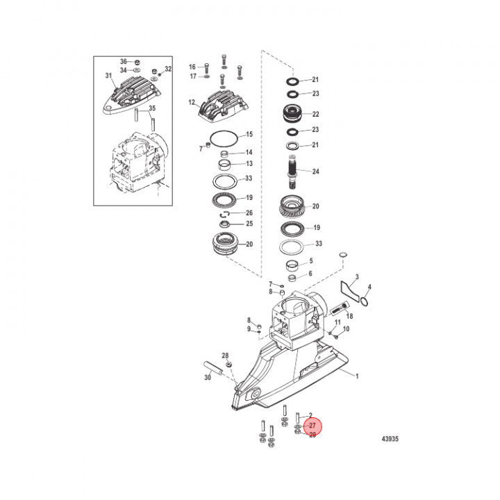 Bricka Mercruiser (861854)