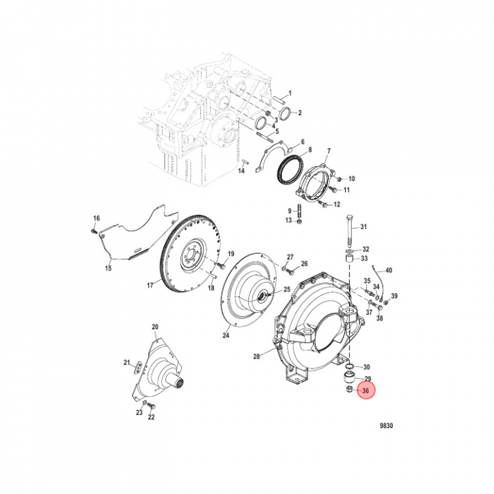 Mutter Mercruiser (863332)