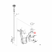 Avtappningshus Mercruiser (863631T1) Avtappningshus Mercruiser (863631T1)