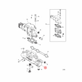 Avgaslimpa Mercruiser (864612T01) Avgaslimpa Mercruiser (864612T01)