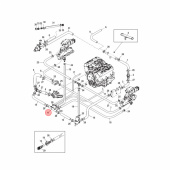 Kyldelningsrör Mercruiser (864621A1) Kyldelningsrör Mercruiser (864621A1)