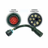 Adapter 14-Pin Hane Till 10-Pin Hona (866337T01) Adapter 14-Pin Hane Till 10-Pin Hona (866337T01)