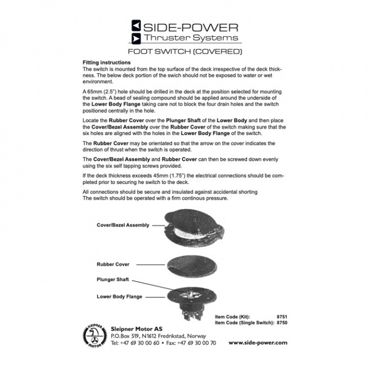 Fotbrytare För Bogpropeller