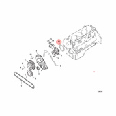 Vattenpumpspackning Mercruiser (879150138) Vattenpumpspackning Mercruiser (879150138)