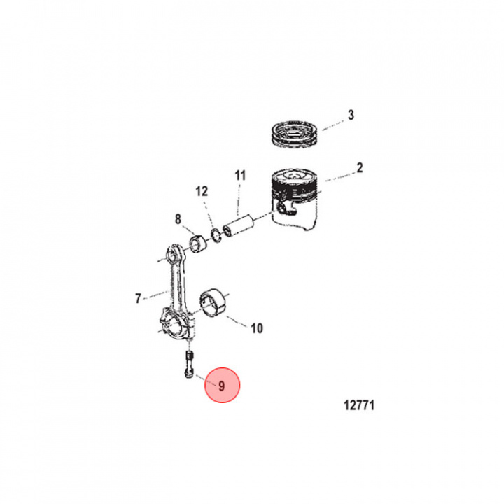 Bult Mercruiser CMD (879150154)