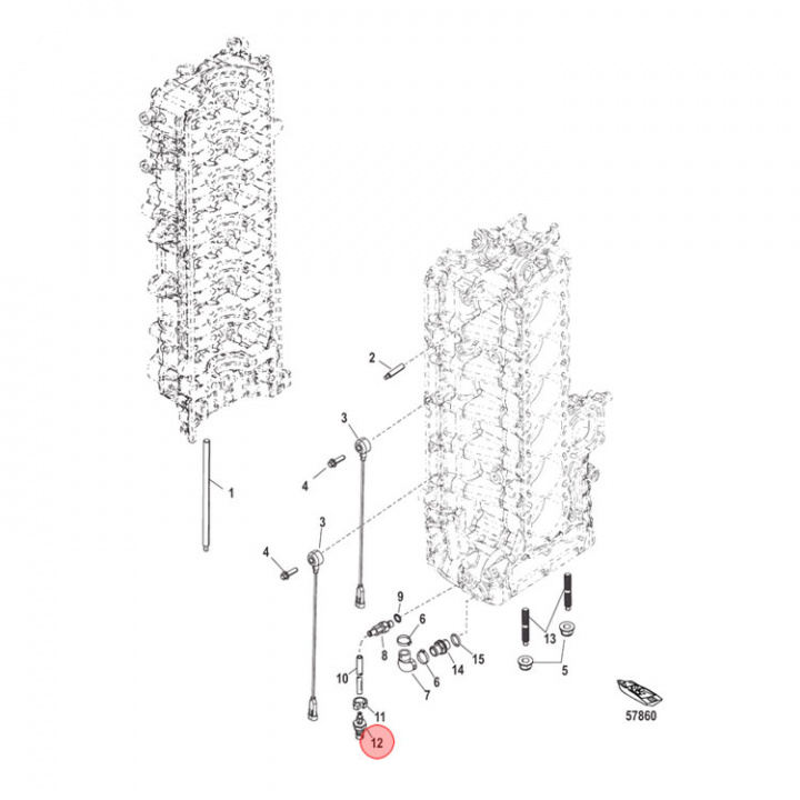 Trycksensor Mercury 200-400 hk (881879T26)