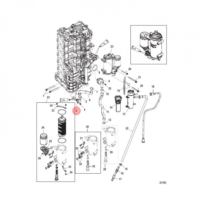 Nippel Mercury 105-400 hk (885518A02)