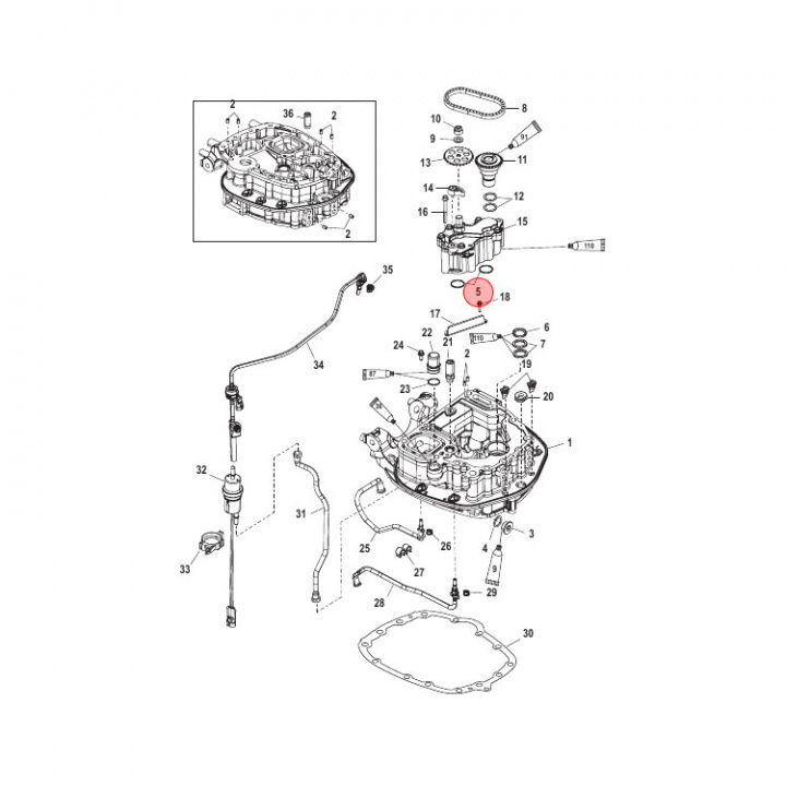O-Ring Mercury 200-400 hk 2-pack (887930)
