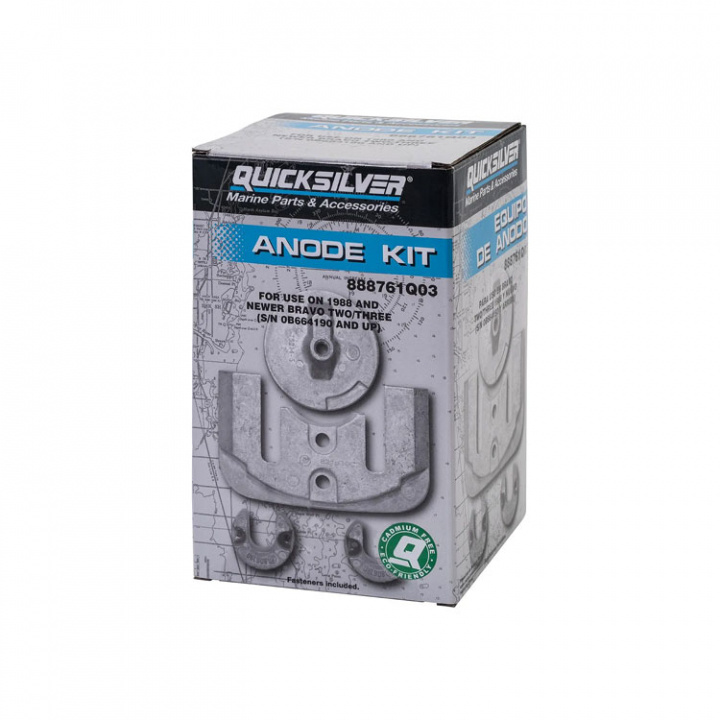 Anodsats Aluminium Mercruiser Bravo Two/Three (888761Q03)