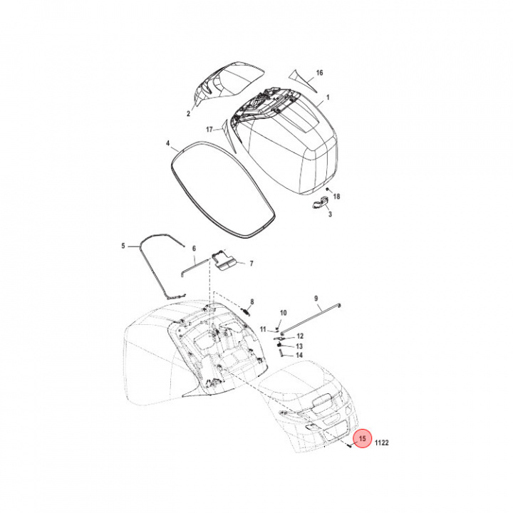 Skruv Mercury 75-300 hk (888950020)