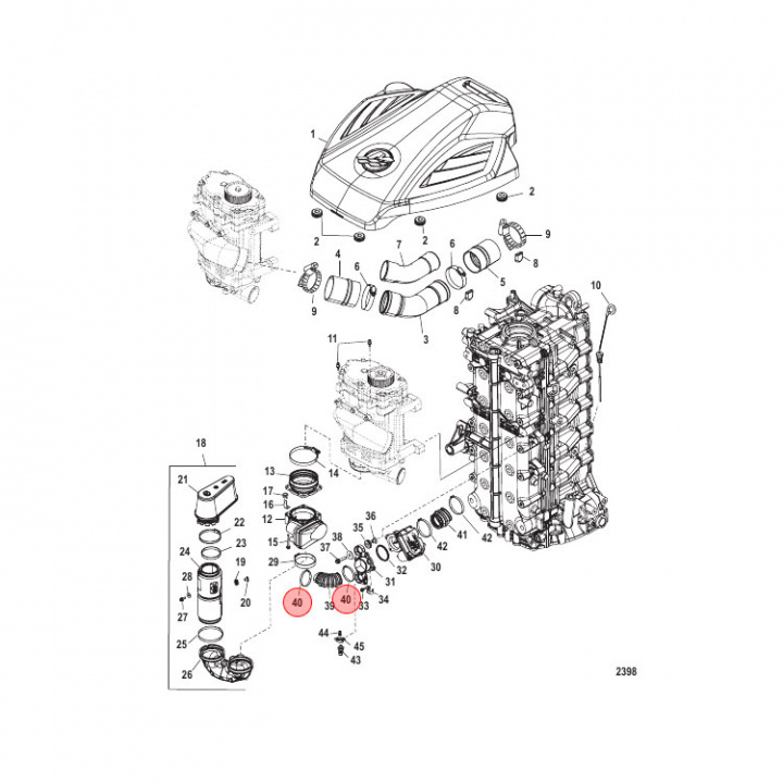 Klamma Mercury 135-400 hk (888988002)