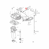 Switch Avgasplatta Mercury 75-225 hk (889514T02) Switch Avgasplatta Mercury 75-225 hk (889514T02)
