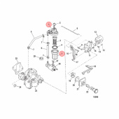 Bränslefiltersats Mercury 6-25 hk (889527A07) Bränslefiltersats Mercury 6-25 hk (889527A07)
