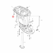 Skruv M8x45 Mercury 25-60 hk (88960845) Skruv M8x45 Mercury 25-60 hk (88960845)