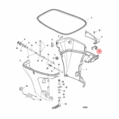 Gummigenomföring Mercury 75-115 hk (889724) Gummigenomföring Mercury 75-115 hk (889724)