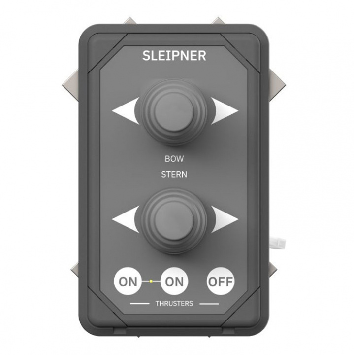 JoystickPanel Dubbel, Grå Med Adapterplatta (Ersätter 8902B)