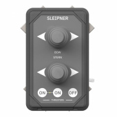 JoystickPanel Dubbel, Grå Med Adapterplatta (Ersätter 8902B) JoystickPanel Dubbel, Grå Med Adapterplatta (Ersätter 8902B)