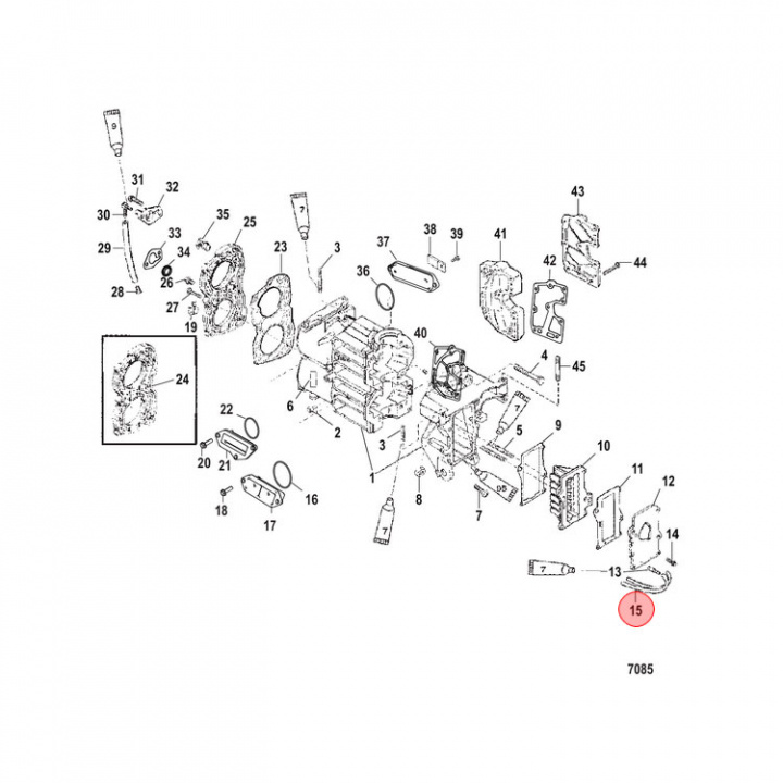 Slang 20 ft Mercury 6-300 hk (892024122)