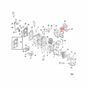 Packning Mercury 20-25 hk 2-Cyl (892157) Packning Mercury 20-25 hk 2-Cyl (892157)