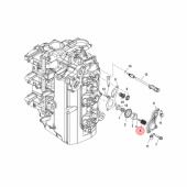 Fjäder Mercury 75-125 hk 3-Cyl (892321) Fjäder Mercury 75-125 hk 3-Cyl (892321)