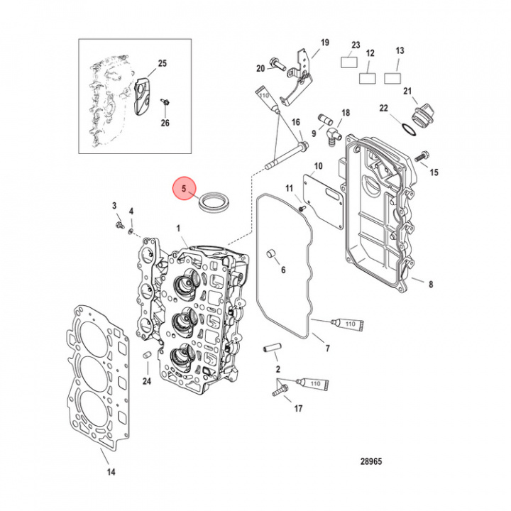 Packbox Mercury 30-60 hk (893549)