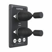 Dubbeljoystick Panel 12/24V Svart Dubbeljoystick Panel 12/24V Svart
