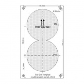 Dubbeljoystick Panel 12/24V Svart Dubbeljoystick Panel 12/24V Svart