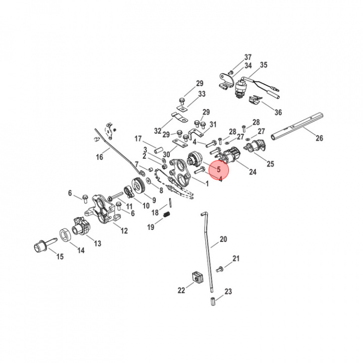 Växellänk Mercury 6-9.9 hk (895101400)