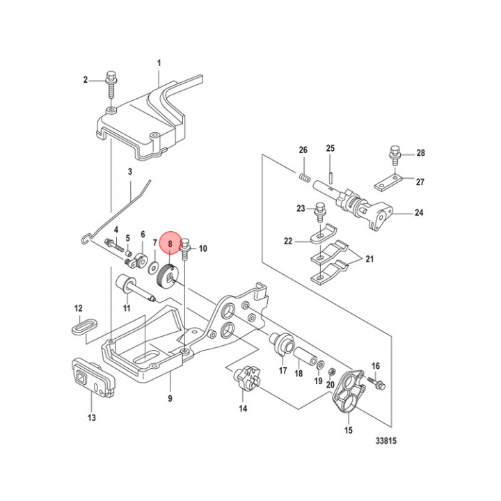 Wiretrumma Mercury 6-20 hk (895101401)