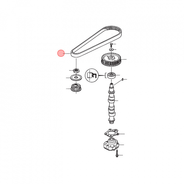 Kamrem Mercury 8-9.9 hk 209cc (895120)