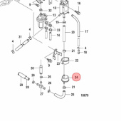 Bränslefilter Högtryck 25-30hk EFI 3Cyl Bränslefilter Högtryck 25-30hk EFI 3Cyl