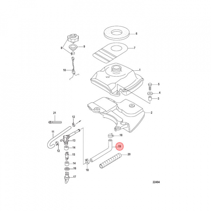 Bränsleslang (898101351)