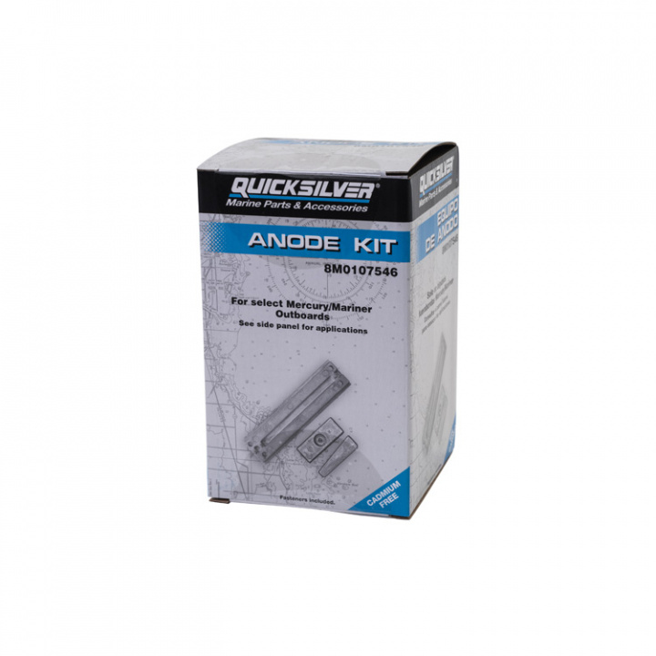 Anodsats Aluminium Mercury/Mariner 40-60 & 75-115 Hk (8M0107546)