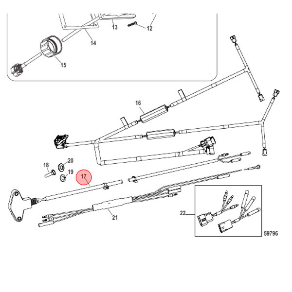 Smartcraft Digital Trimlägesgivare 80-115EFI (8M0109722)