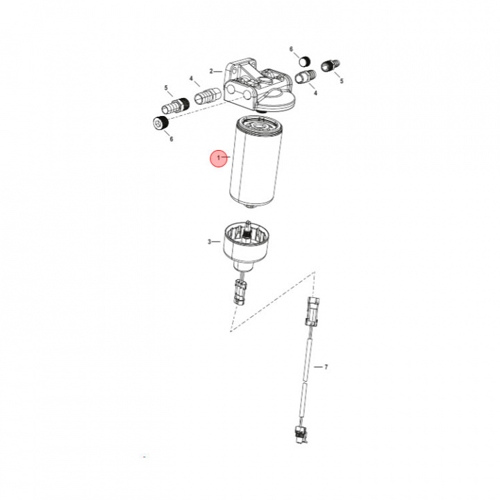 Bränslefilter (8M0166596)