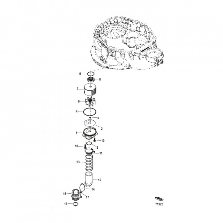 Impellerkit Repairkit Waterpump (8M0177997)