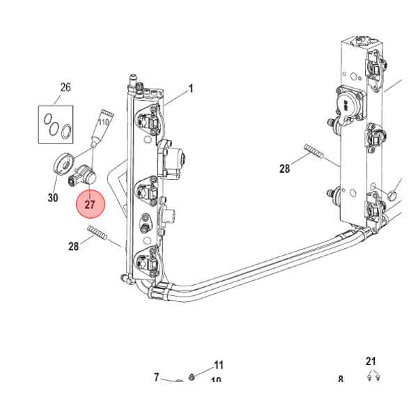 Injector Asm-Air (8M6001744)