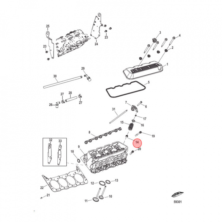 Valve Seal Assembly (8M6004772)